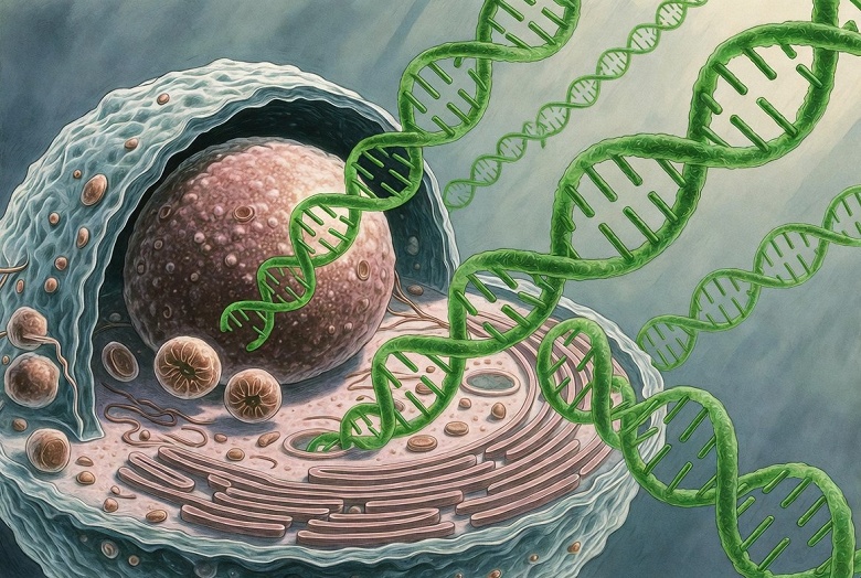 Гибридные&nbsp;клетки&nbsp;человека и растения показали, что значительная доля ДНК работает &laquo;как случайный шум&raquo;